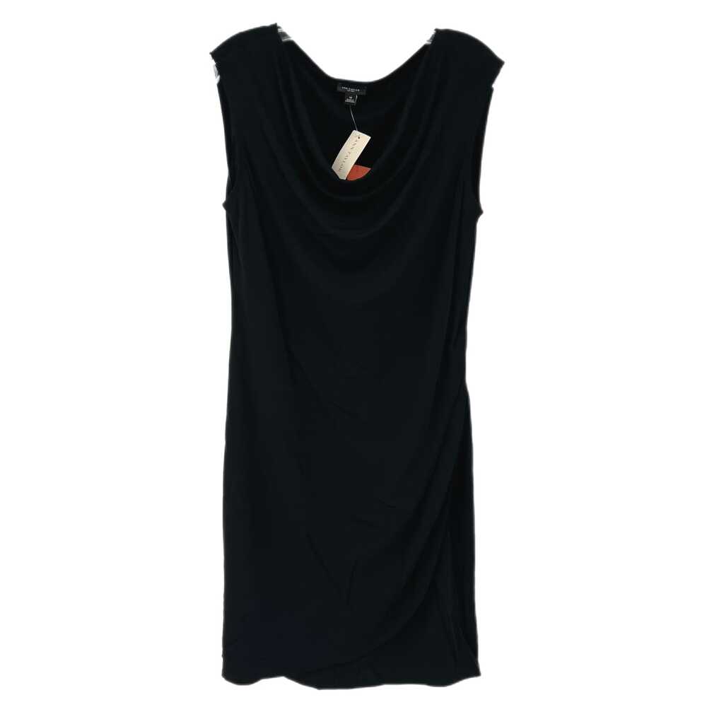 Ann Taylor Black Sleeveless Cowl Neck Mini Dress | Size M